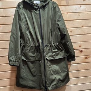 Ava & Viv Olive Green Hooded Jacket